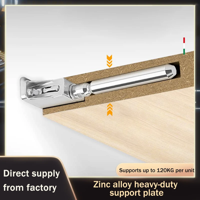 

16MM Zinc Alloy Heavy Duty Adjustable Hidden Shelf Bracket Wall Mount Hardware Extra Long Flat Head Screw Expansion Fixing Pin