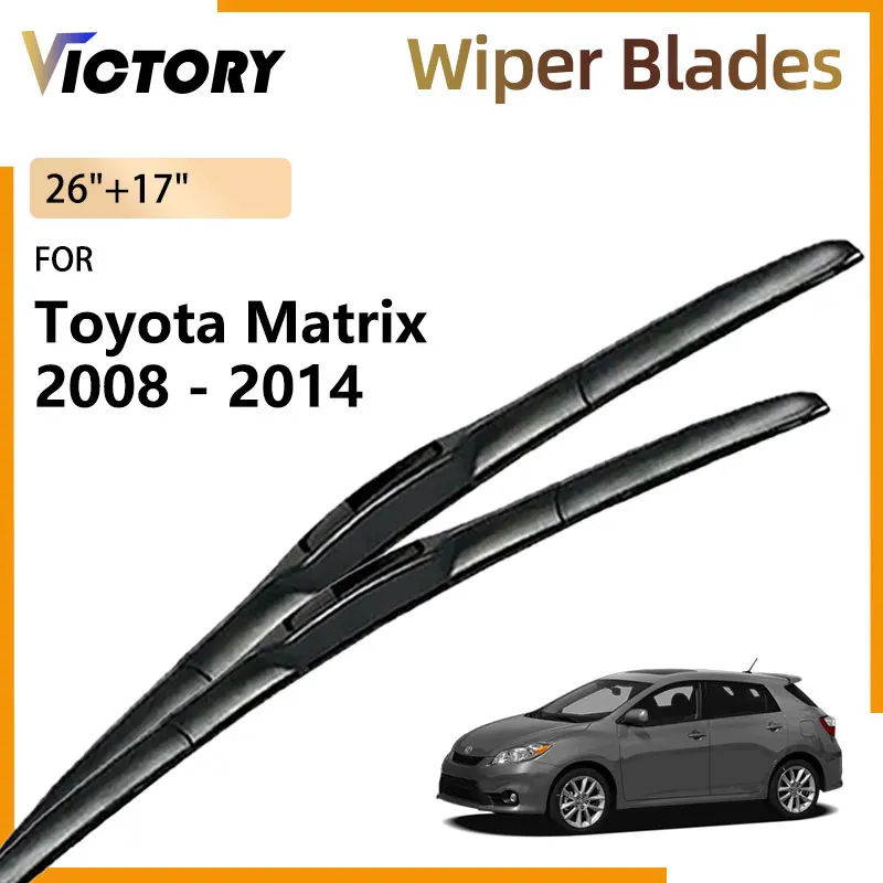 

Front Wiper Blades For Toyota Matrix 2008 - 2014 E140 140 S XRS 2013 2012 2011 2010 2009 Accessories Windshield Window Brushes