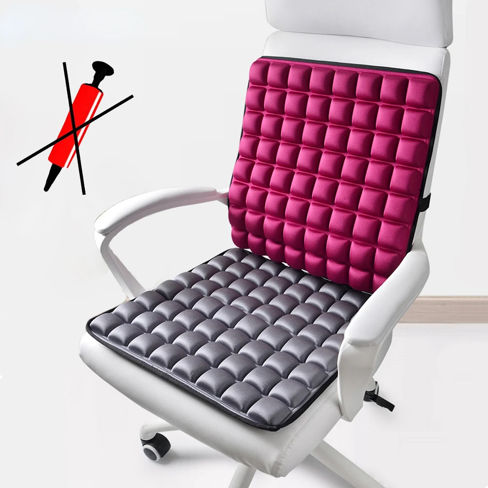 

3D Air Cushion Relieve Back Sciatica Coccyx Pain Cushion Office Chair Car Seat Air Cushion Massage Chair Massager