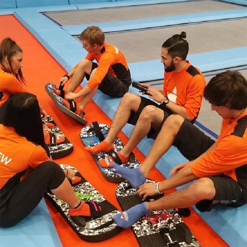 1 قطعة ترتد مجلس الترامبولين لوحة تدريب التزلج على الجليد الترامبولين لوحة التدريب دعوى للكبار/4-8 سنوات من العمر/8-13 سنة #3