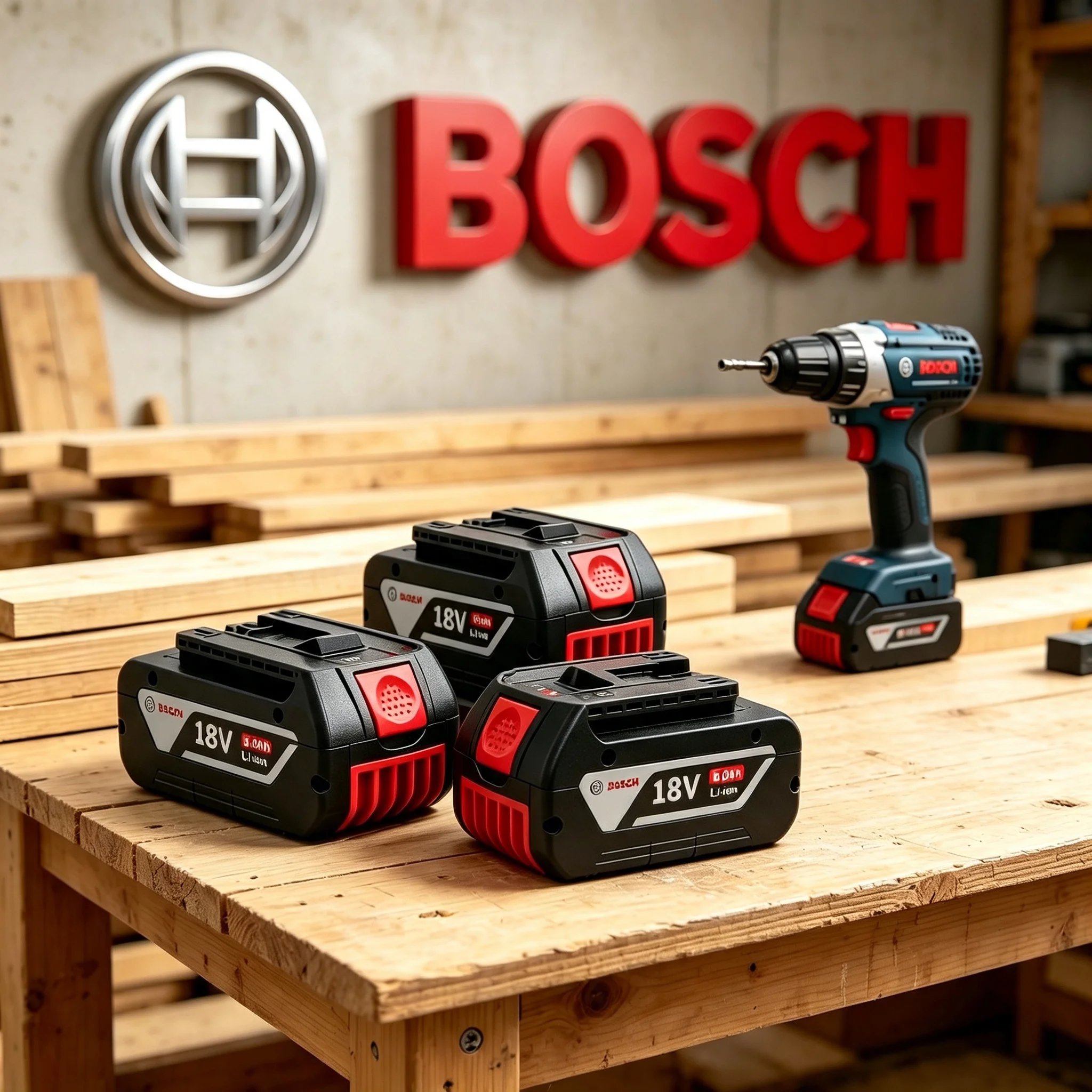 Original Bosch 18V 6.0Ah Li-ion Battery BAT618G GBA18V80, Circular Saw Tool with Reliable Cutting Speed and Optimal Performance