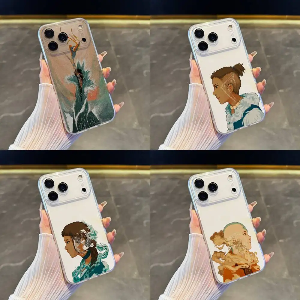 

The Last A-Airbender Phone Case For iPhone 17,16,15,14,13,12,11 Pro,Max,Plus,X,XS,XR,SE4,E Mini Transparent Soft Cover