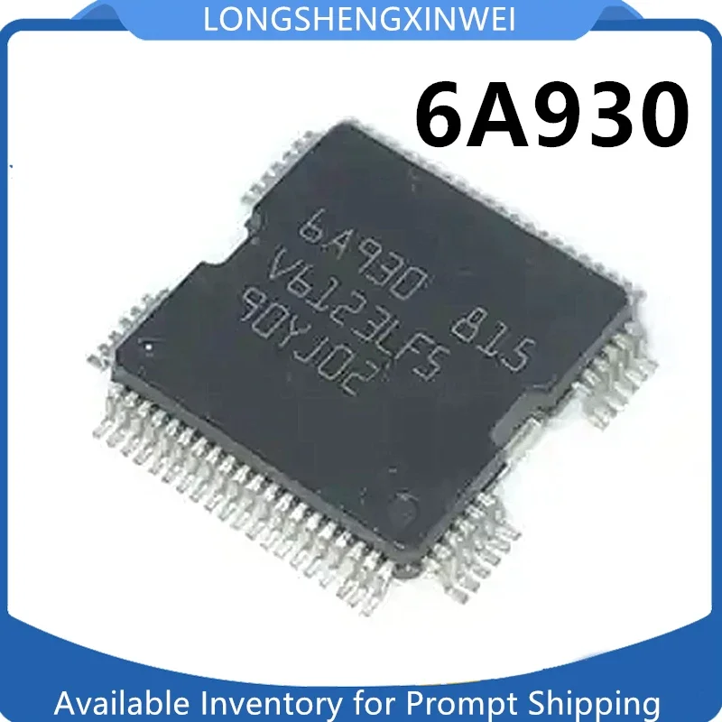 1PCS 6A930 HQFP Automotive Engine Computer Board ME7 Fuel Injection Driver Chip IC New