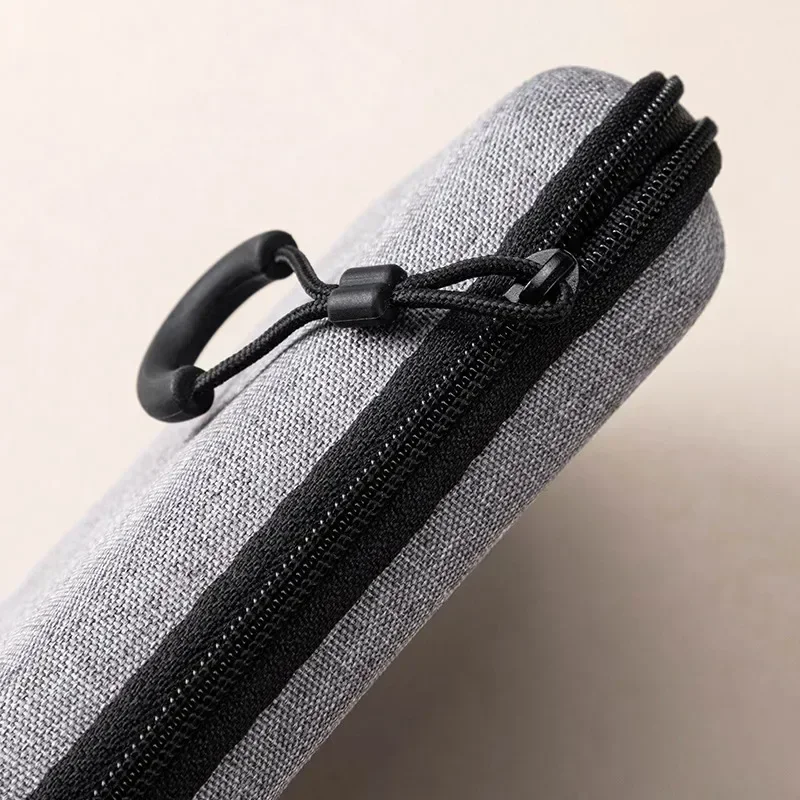 Portable Mini Data Cable Storage Bag Round Earphone Organizer Digital Gadget Case Charger U Disk Protection Box Zipper Pouch