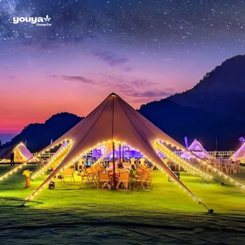 Рисунок 4 - Большая палатка с изображением паука и звезды