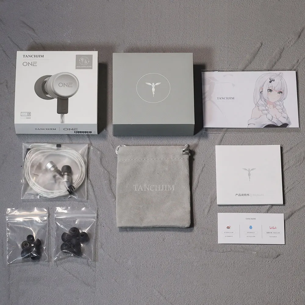 TANCHJIM ONE Kopfhörer Triple Hybrid Dynamic Driver 10 mm In-Ear-Kopfhörer Ergonomisches Tragedesign HiFi-Kopfhörer