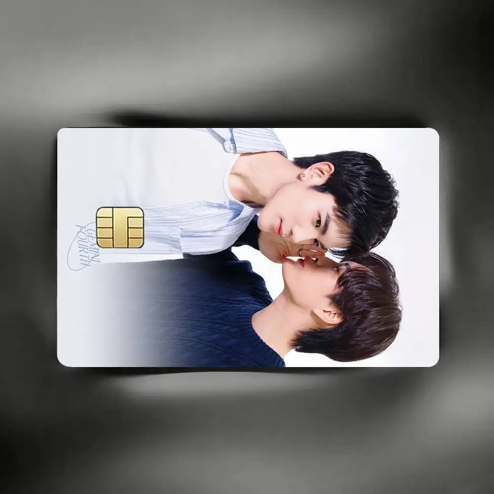 Gemini Norawit Fourth Nattawat Credit Card Skin Stickers For VISA Bank Bus Metro Access Card Protective Film Cover Sticker