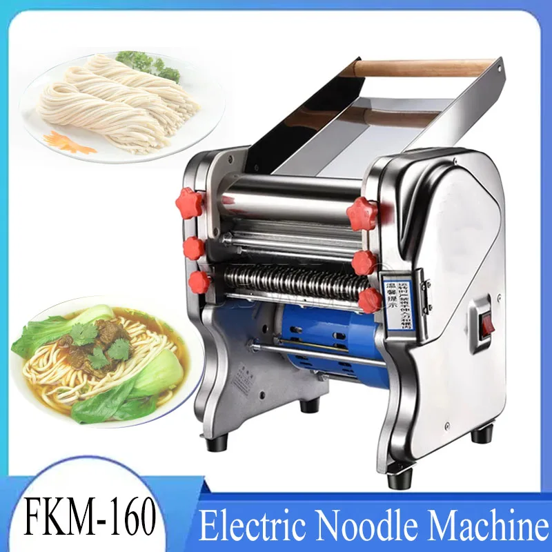 Electric Noodle Machine Pasta Noodle Maker Machine Commercial Household Stainless Steel Noodle Press Spaghetti Machine