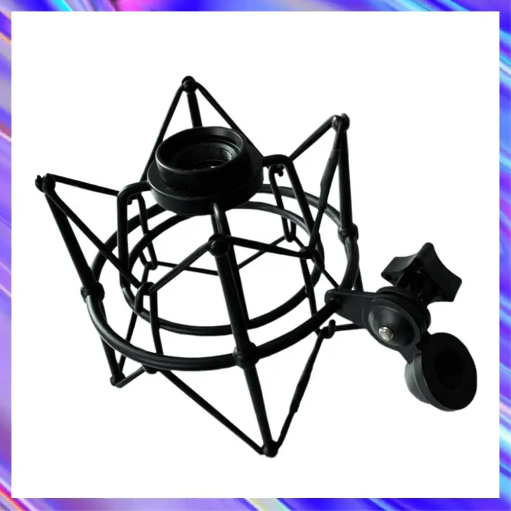 

Quality Microphone Shock Mount Mic Holder - Anti Vibration Metal Spider Shockmount Condenser Microphone Shock Mount