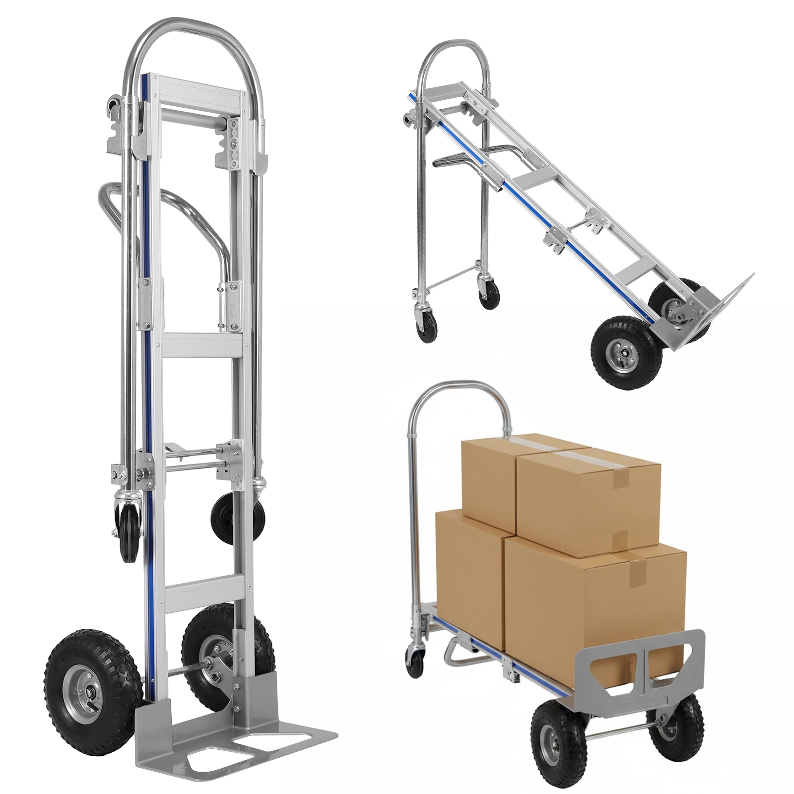 

Усиленная передвижная тележка с защитой от ржавчины, многофункциональная, с износостойкой ручкой, для склада, фабрики, розничного магазина, офиса