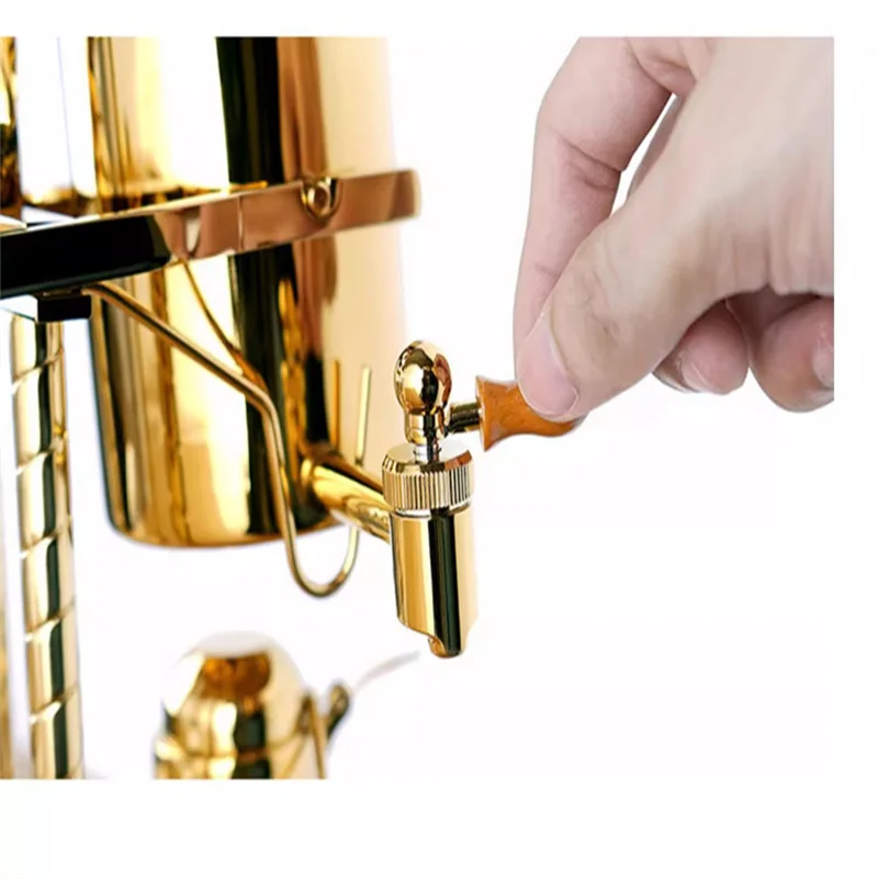 Gold Vacuum Syphon Coffee Maker Machine