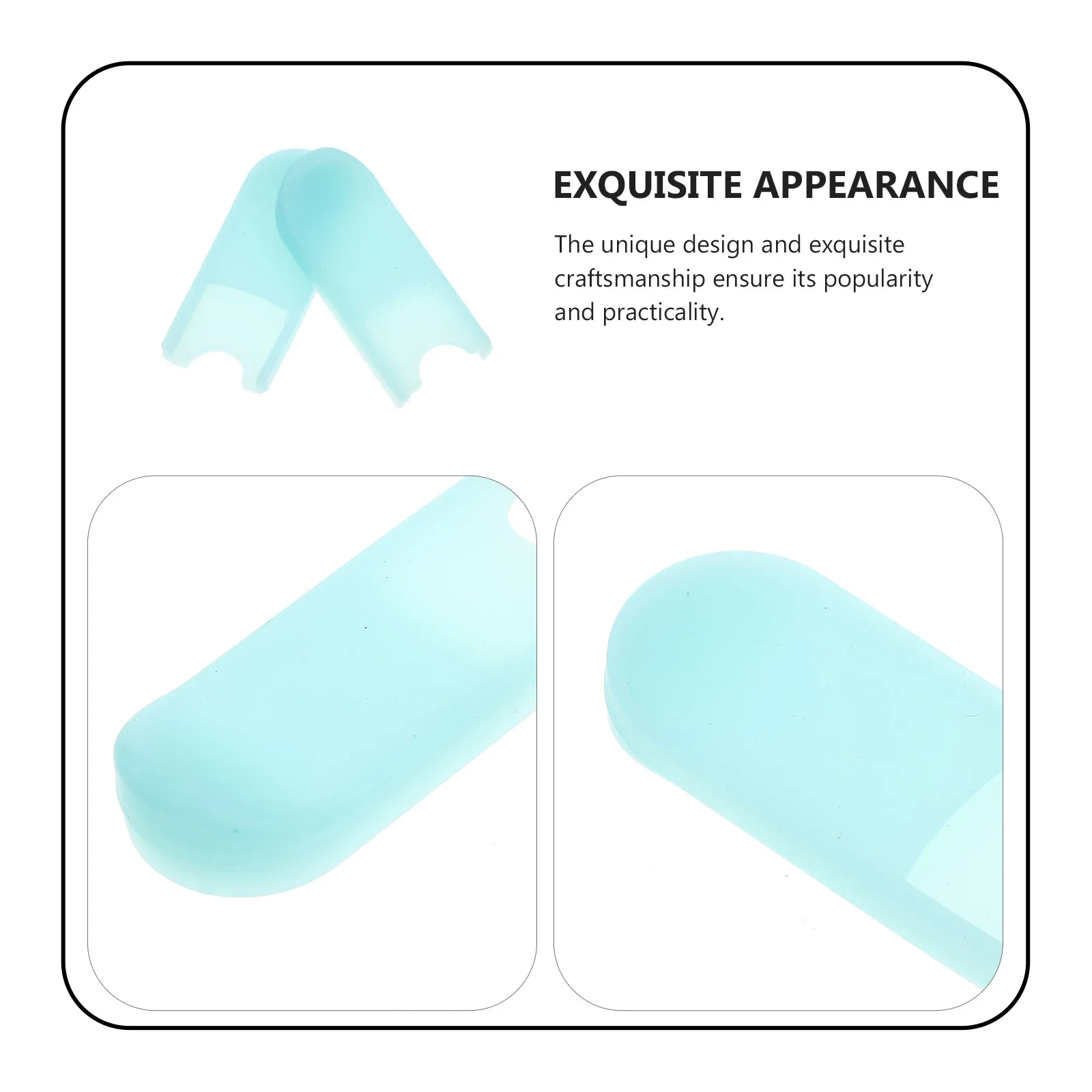 

2 Pcs Saxophone Finger Rest Mat Soprano Thumb Cushion Silica Gel Accessory for Tenor
