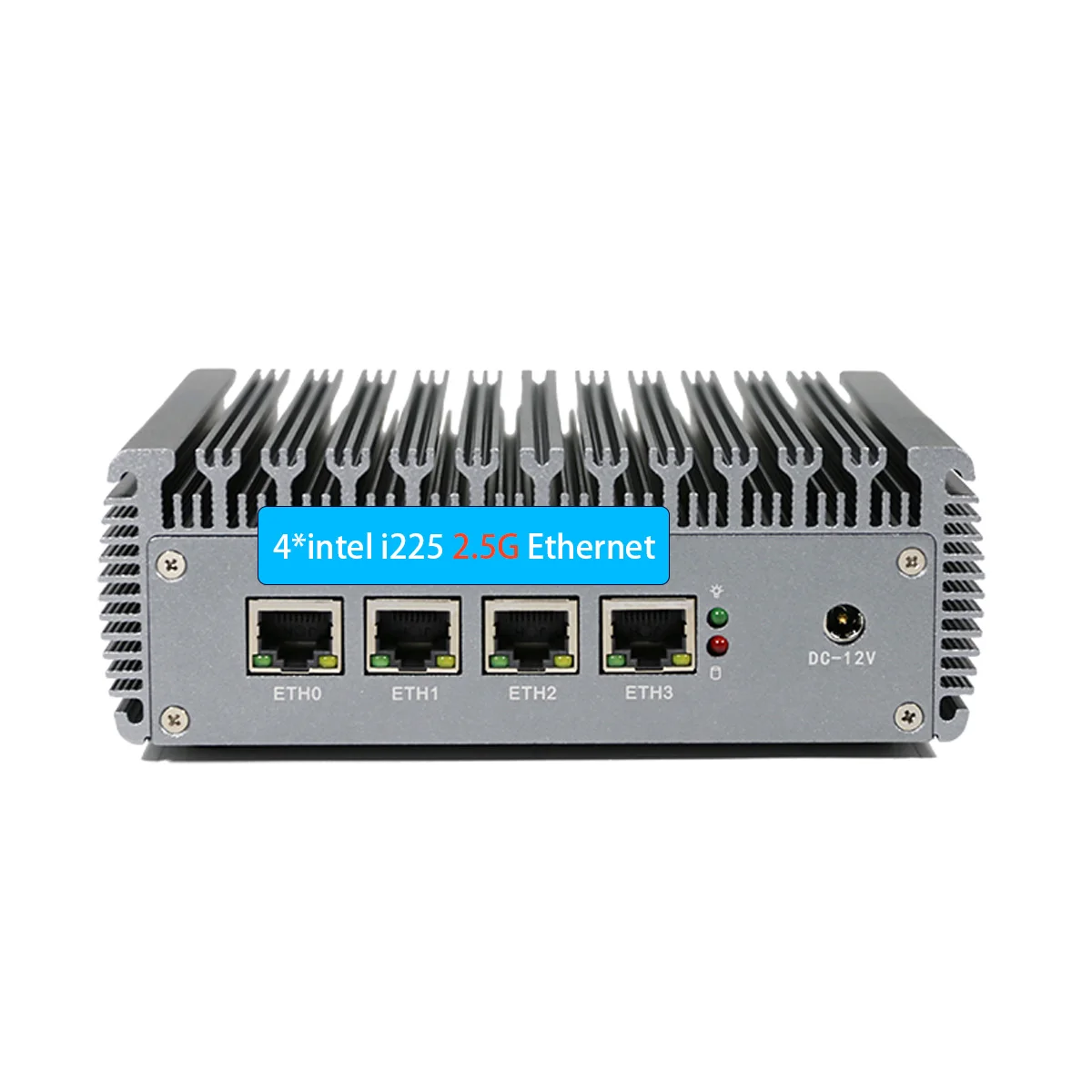 Брандмауэр Pfsense Mini PC Quad Cele Ron J4125 I225 Nics 2.5Gbe RJ45 Lan HD VGA ITX Малый компьютерный сетевой сервер