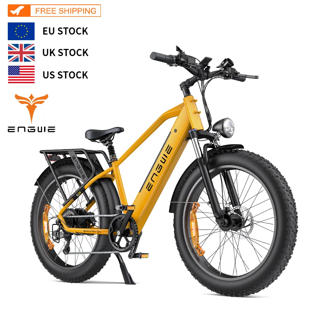 

For ENGWE E26 26-Inch All-Terrain Electric City Bike With 48V 16Ah Dual Suspension 250W Motor Power EU Warehouse