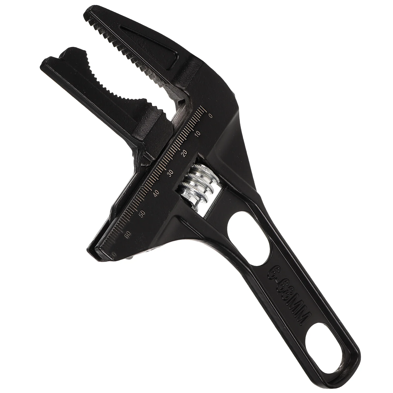 

Durable Rust Resistant Plumbing Wrench Short Handle Design Stylish Home Decor Automotive Repairs Large Wrench Adjustable Spanner