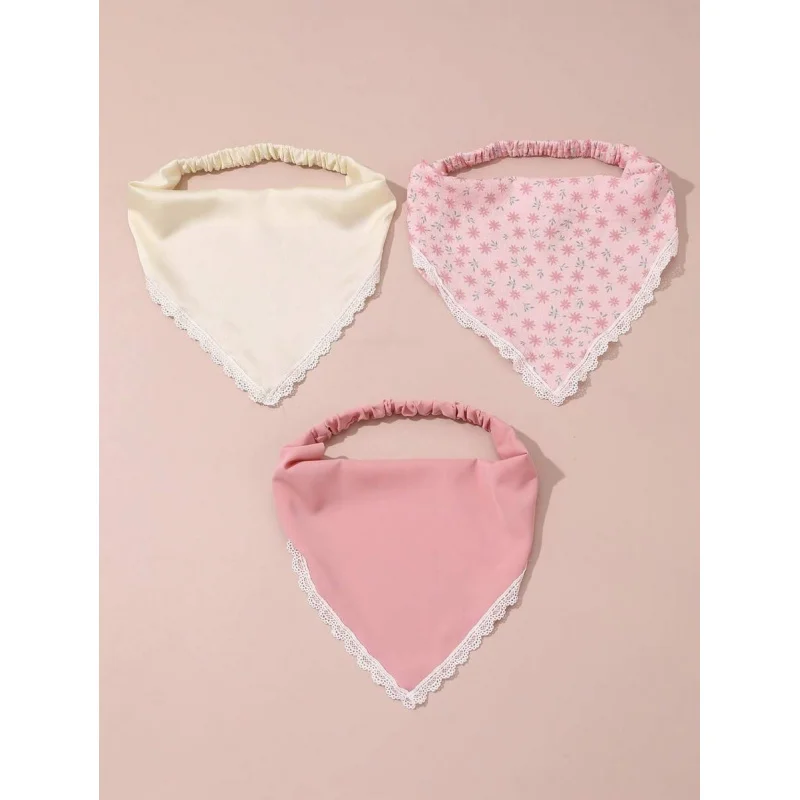 3pcs Fresh Daisy Flower Headbands for Girls – Cute Fabric Ha