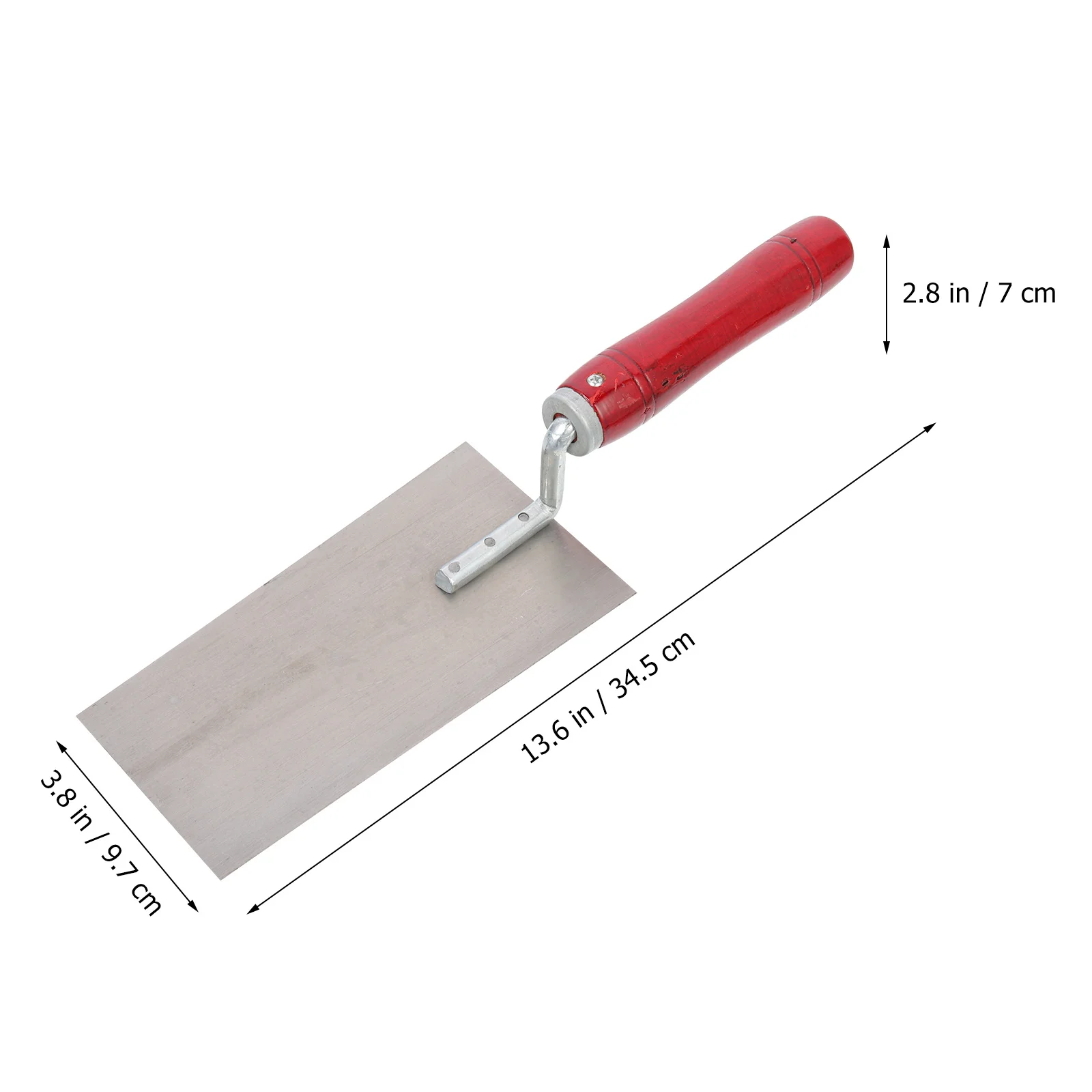 

3pcs Finishing Trowel For Cement Masonry Plastering Tool Wooden Handle Stainless Steel Blade Putty Cutter Construction Spatula