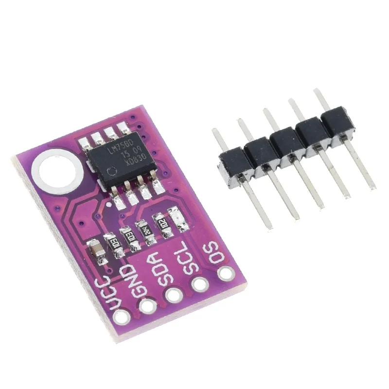 LM75 LM75A Temperature Sensors High Speed I2C Interface High Precision Development Board Module For Arduino