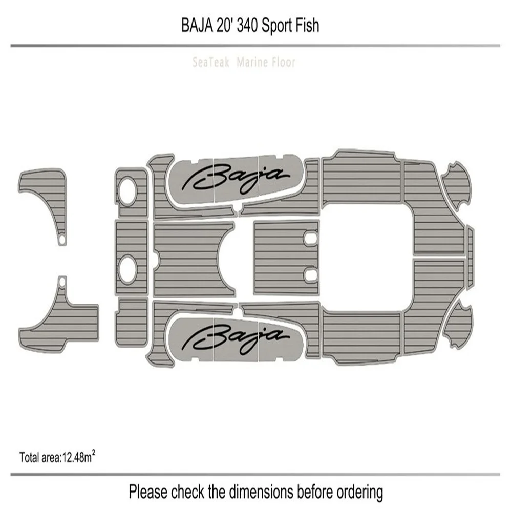 BAJA 340 FISH SPORT Cockpit swim platform 1/4