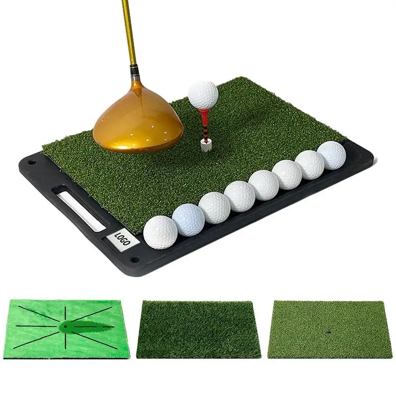 

Golf Training Mat Golf Hitting Mat Golf Training pad for Swing Path Feedback Golf Practice Mat pad Rubber Backing for Outdoor