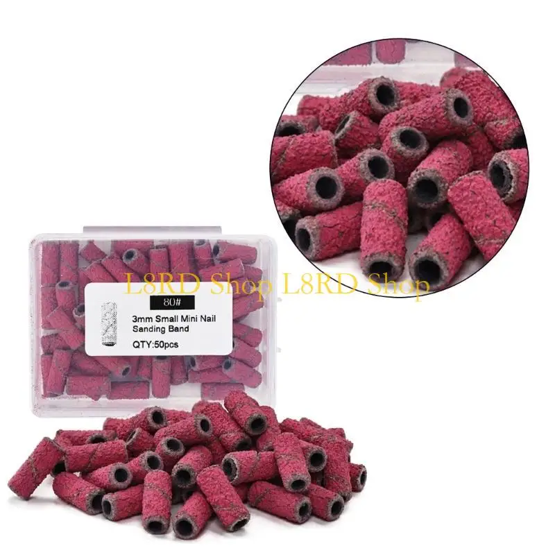 L8rd أظافر الأظافر نطاقات طحن حلقات الرمل لأدوات Manicure آلة الحفر الكهربائية