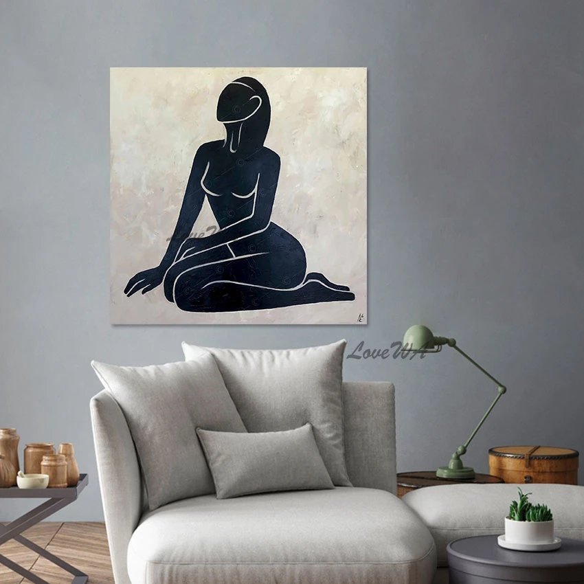 

Modern Abstract Canvas Art Sexy Women Nude Canvas Oil Painting Wall Pictures For Living Room Quality Artwork Imports Home Decor