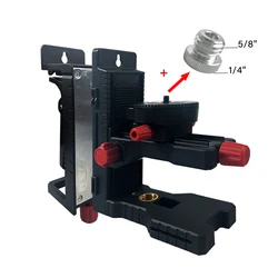 Heipoe Fine-tuning Bracket Laser Level Adapter Multifunctional Magnetic Pivoting Base with Adjustable Clip