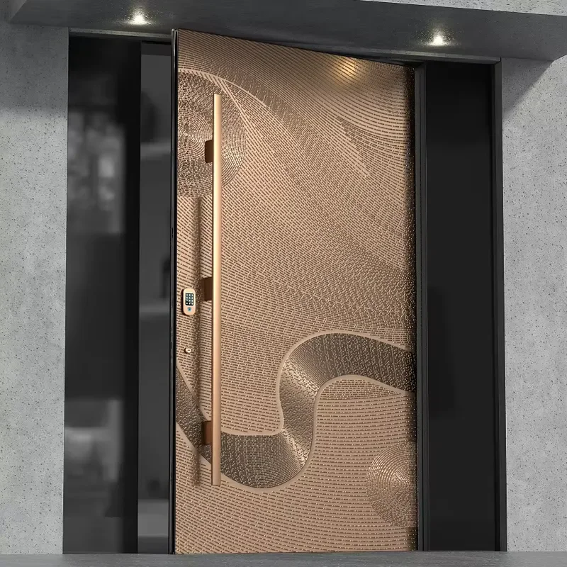 Italy Armoured Door Competitive Theft Front Door Exterior Fancy Security Door