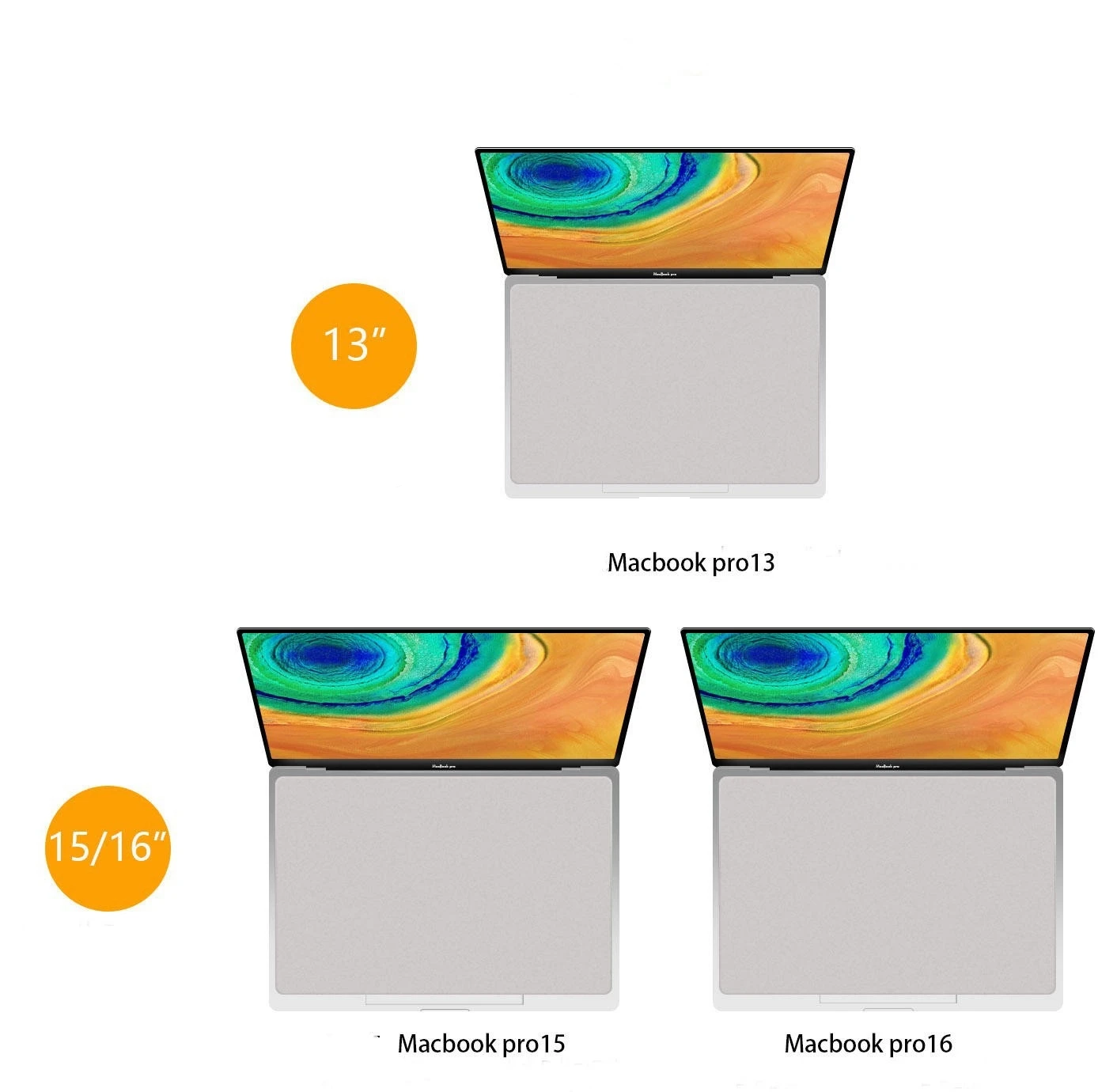 Universal 13-16 Inches Screen Cleaning Cloth For MacBook 13 14 15 16 Inch Keyboard Protection Cover Laptop Screen Cleaning Cloth