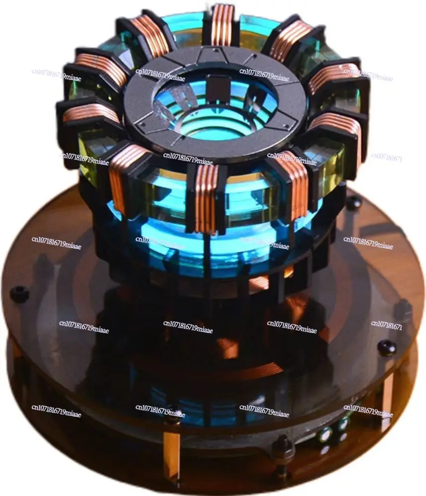 Maglev Iron Man Reactor Figure Ornament Office Desktop Creative Black Technology Boys Birthday Gift