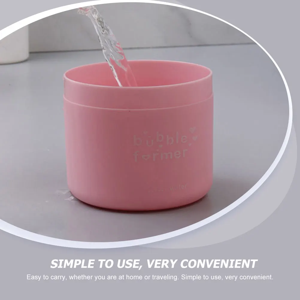 

2pcs Foaming Makers Bathroom Cleanser Plastic Bottles Travel Size Reusable Facial Bubbles Tools Shower Gel Dispenser