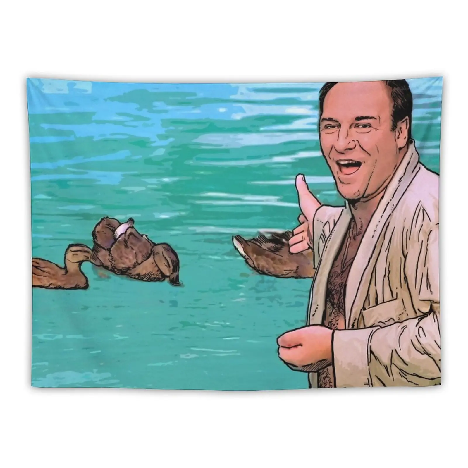 

New Tony Soprano and His Ducks Tapestry Decoration For Bedroom Wall Decoration Decoration For Rooms