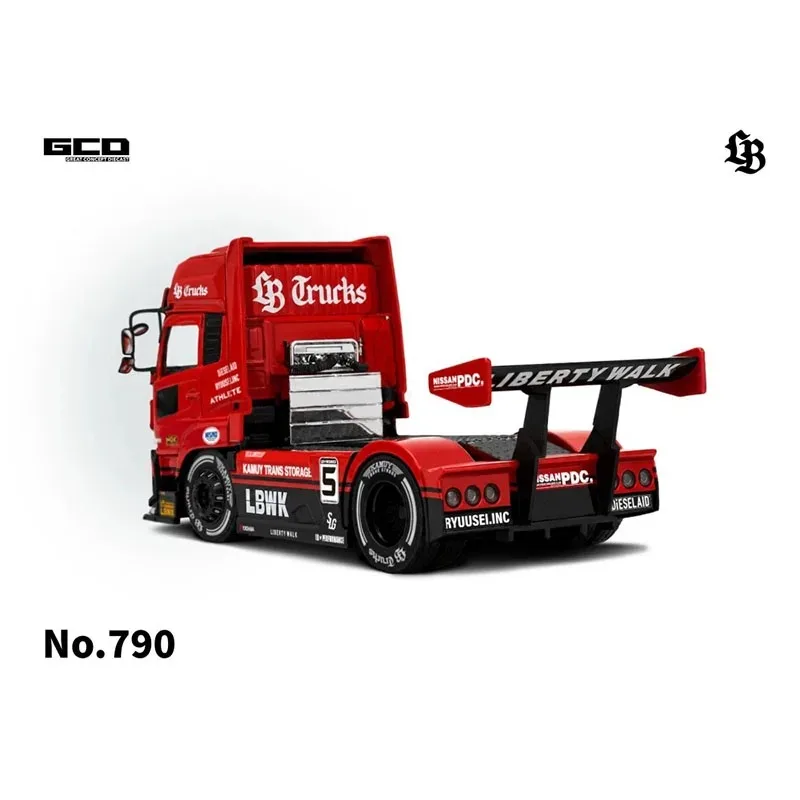 GCD 1:64 Scale LBWK Tow Truck Alloy Car Model Collection Display Toy Gifts Souvenirs - view 6