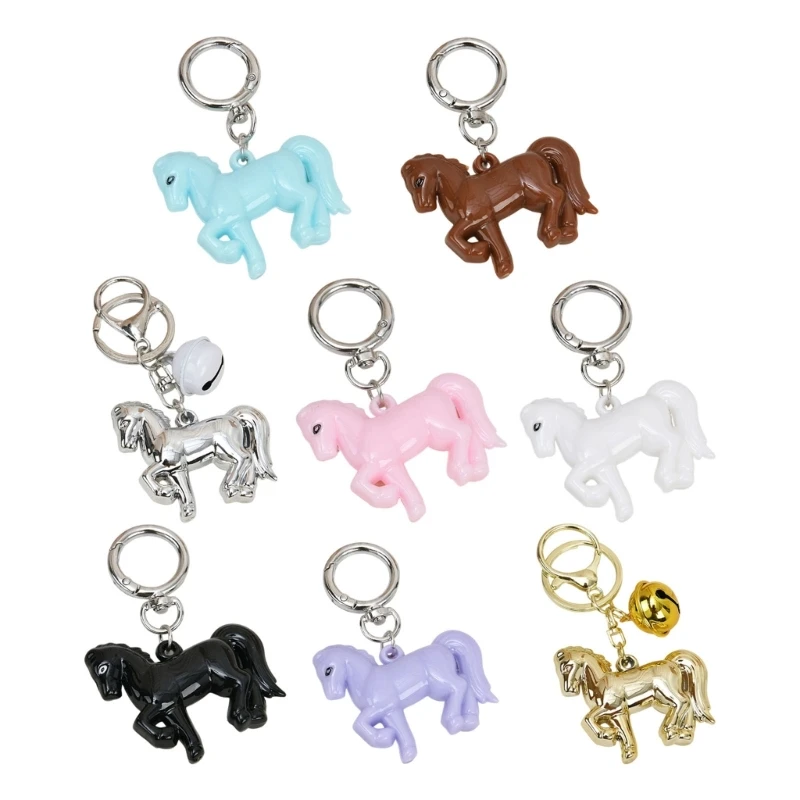Lightweight Portable Keychain with Realistic Horse Design for Daily Use M76B