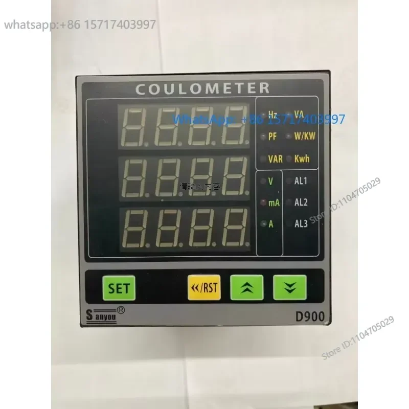 Three phase full power electrical parameter table