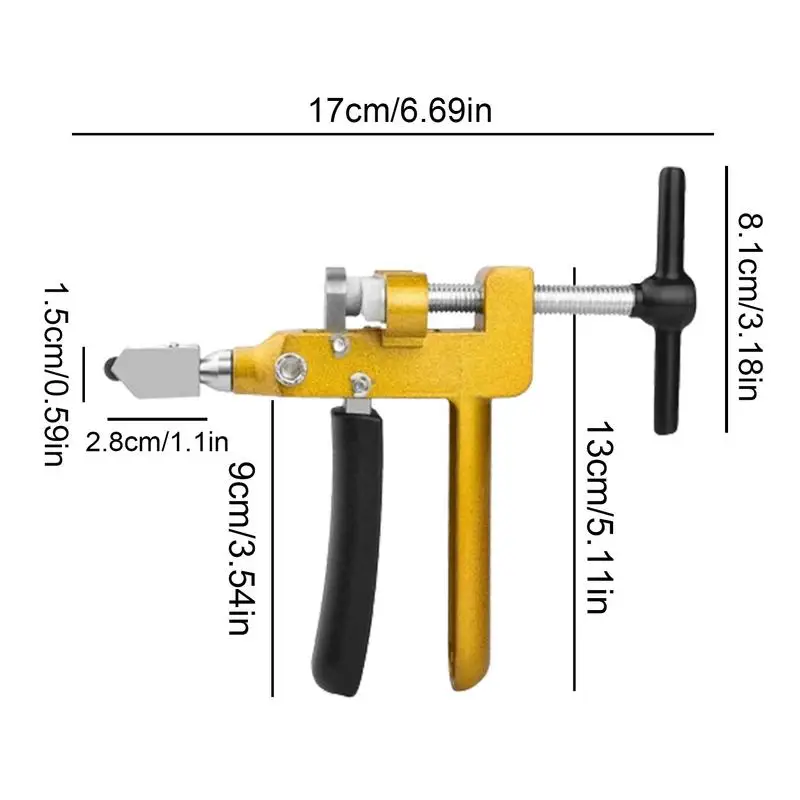 

2 In 1 Manual Ceramic Tile Boundary Opener Handheld Tile Glass Cutter And Pliers High-Strength Construction Tools