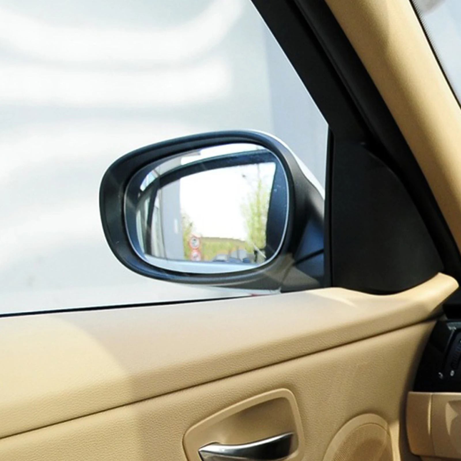 Rear View Side Rearview Mirror Glass Door Wing Mirror Stick On No Based Replacement Convex For BMW E90 E92 E93 M3 E80 E81 E87 view 6