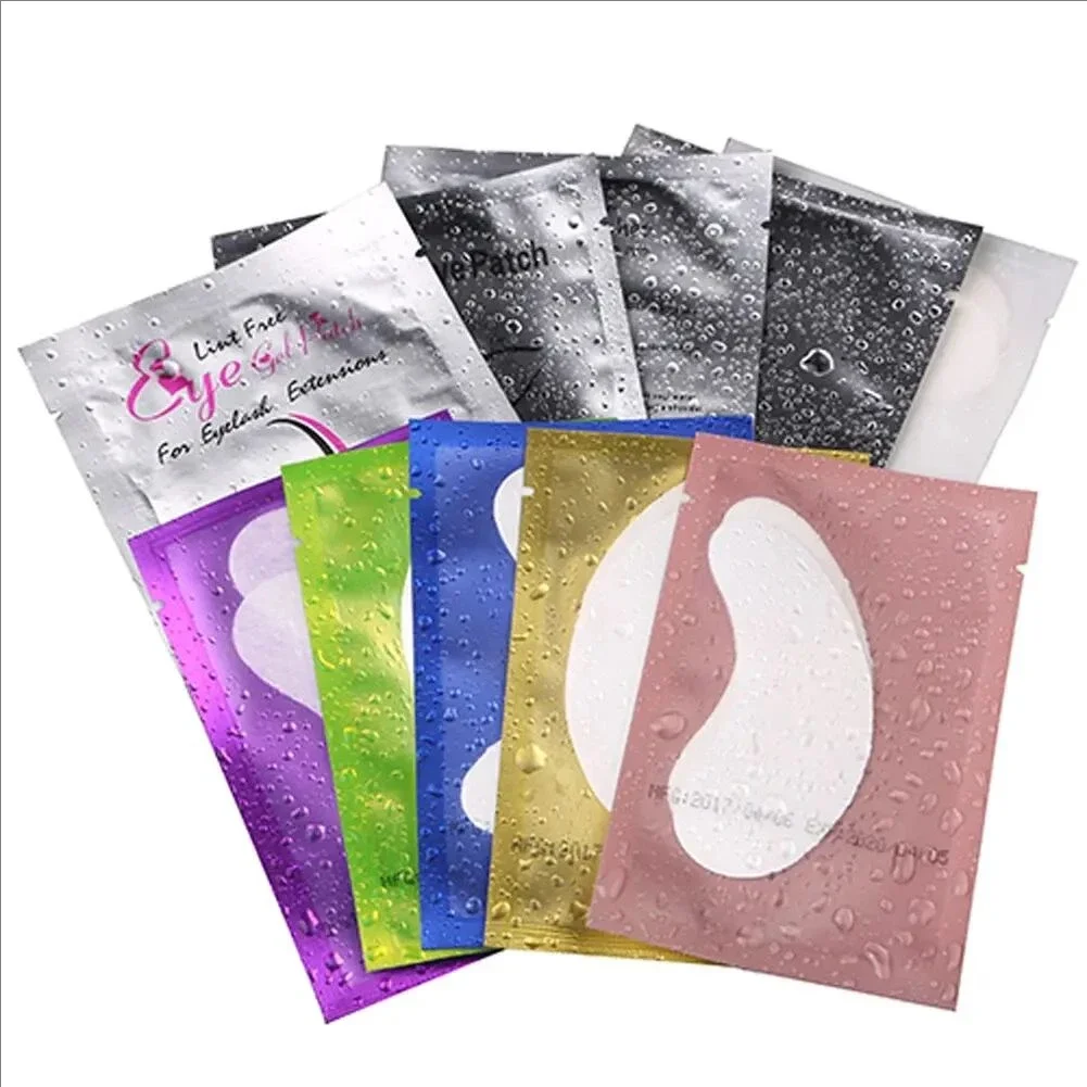 50pcs  Eyelash Eyepatch Latex Pads Under  Eye Mask Patch Gel Collagen Crystal ExtensionBest Lint Free Under Gel Pads for