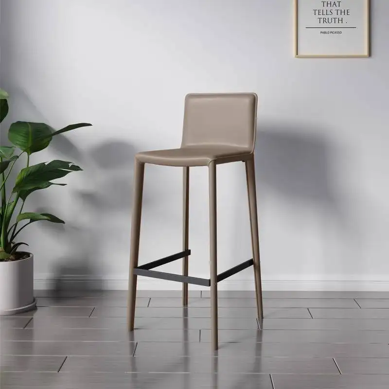 Contemporary Backrest Bar Chair Back Support High Chaise Office Bar Chair Stools Dining Foldable Silla De Escritorio Furniture