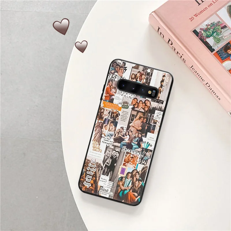 Phone Case For Samsung Galaxy S23 Ultra S22 Plus 5G S21 FE S20 S10 E Lite S9 S8 Friends TV Family Soft Camera Protective Cover