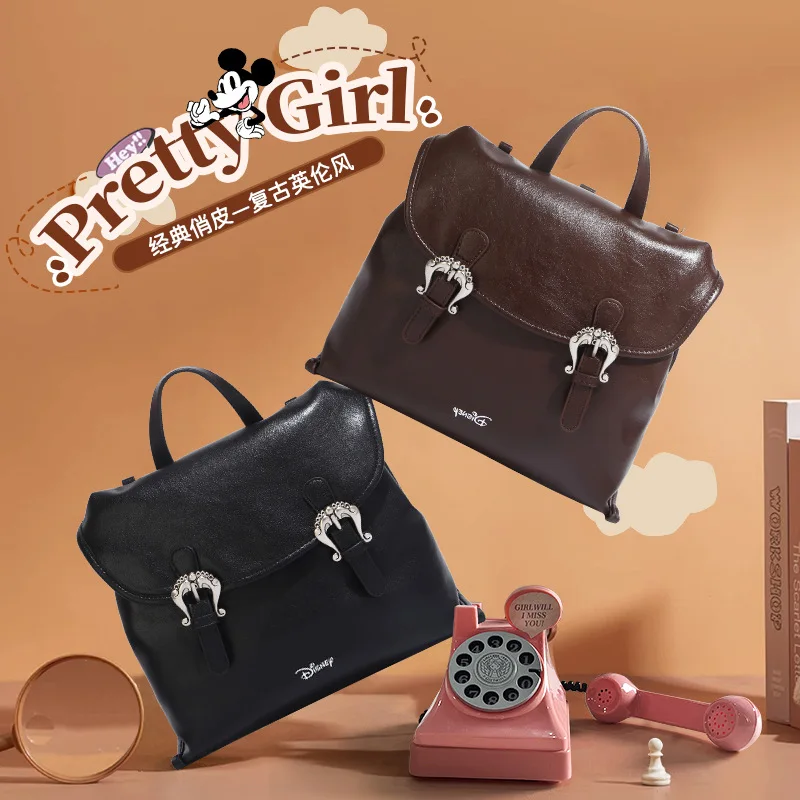 

Оригинальные сумки и кошельки Disney, оригинальный рюкзак в британском студенческом стиле, женский классический игривый рюкзак-сумка 349