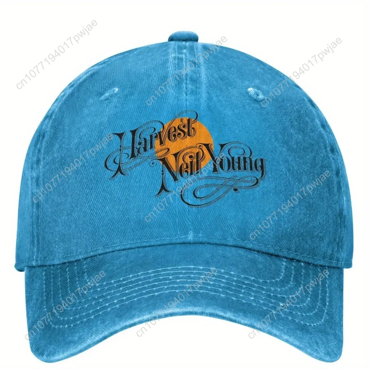 Cappello da camionista Neil Young Harvest da uomo - Berretto con logo iconico rivestito in PVC leggero, accessorio per tifosi musicali lavabile in lavatrice