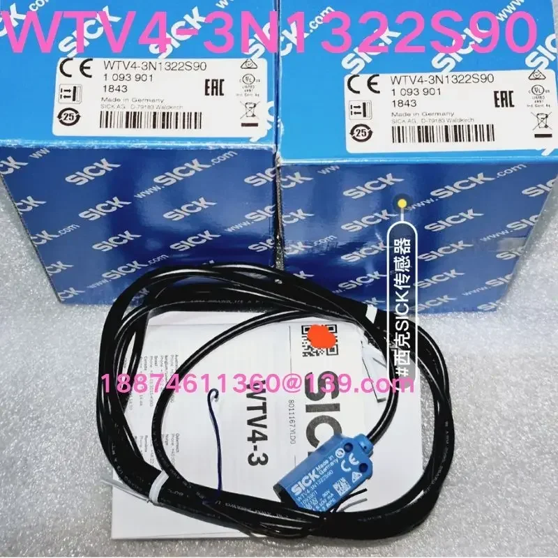 Brand-new SICK sensor photoelectric switch WTV4-3N1322S90