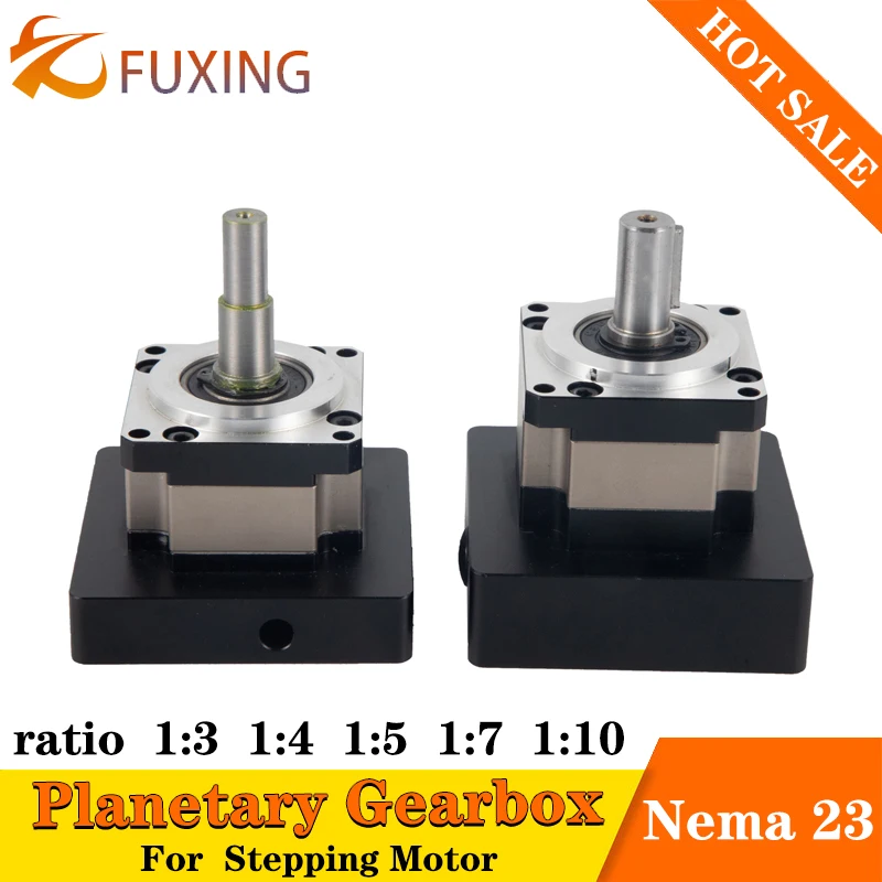 

High Precision Strength Planetary Gearbox For Nema 23 Stepper Stepping Motor Ratio 70 50 40 35 28 25 20 16 10 7 5 4:1 Reducer