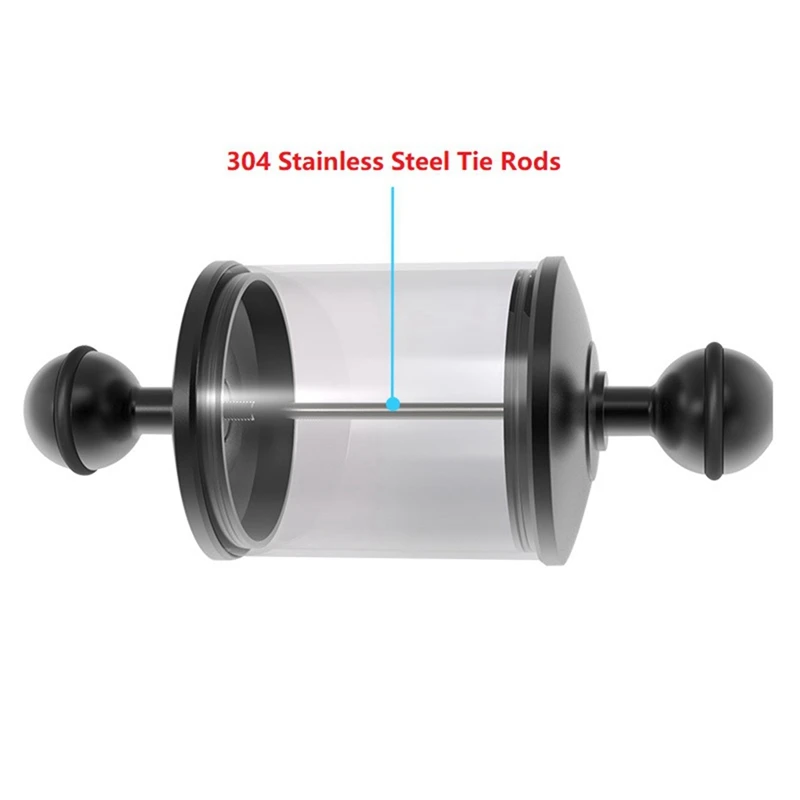 누출 방지 이중 볼 헤드 탄소 섬유 부력 라이트 암, 쉬운 설치, 높은 수압, 분리 방지
