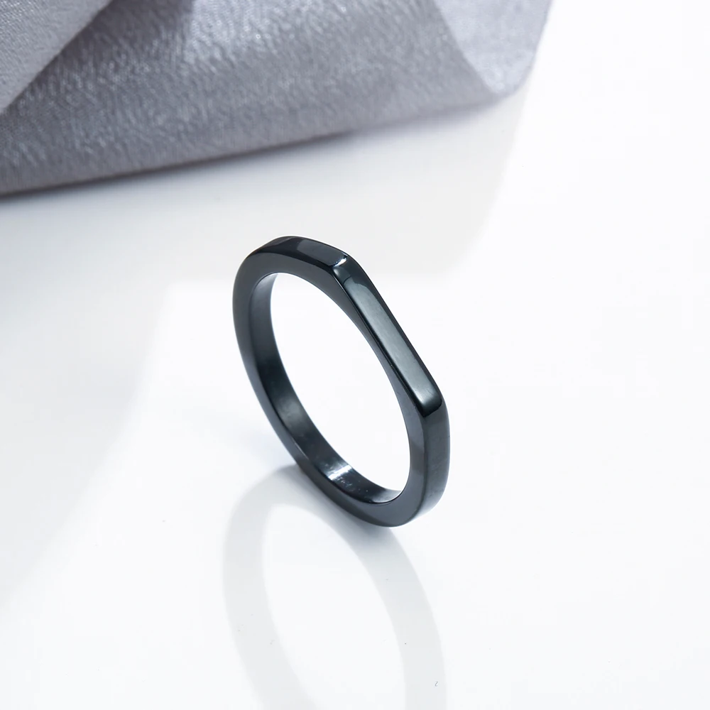 Cooltime Mode Einfacher Paar Ring für Frauen Männer Minimalistischer Goldfarbener Fingerring Liebespaar Hochzeit Verlobungsgeschenk Schmuck – Detail 10