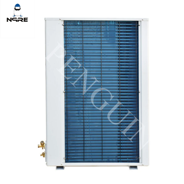 صندوق ضاغط التمرير 5 حصان وحدة تثبيت مبرد الهواء بمروحتين مزدوجتين