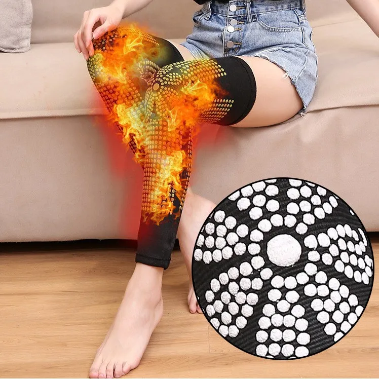 واقيات الركبة للدفء - حماية الأرجل الباردة في الصيف للرجال والنساء، أكمام داعمة مشتركة للساق للخريف والشتاء #4