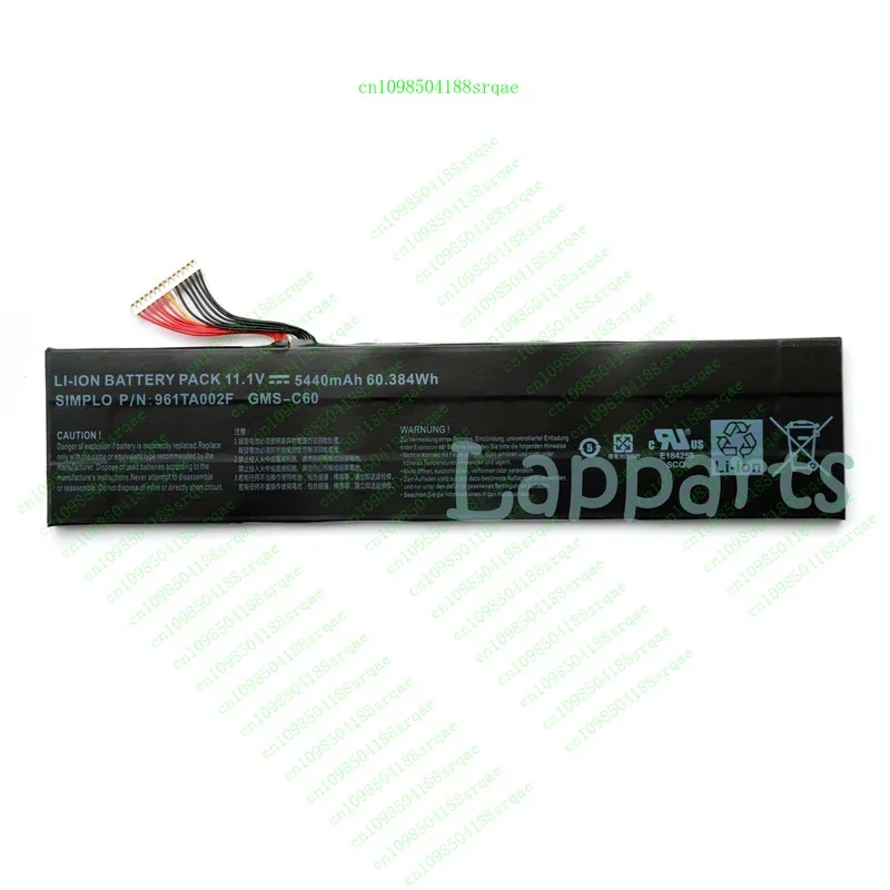

Genuine GMS-C60 Battery For Raze Blade R2 17.3 inch 17 2012 961TA002F RZ09-007"% Test"