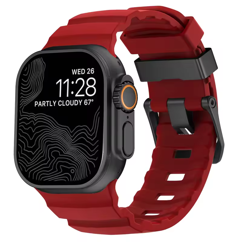 Trail Silicone Band for Apple Watch Ultra 3 2 49mm Strap 46mm 45mm 44mm Sport Bracelet for iWatch Series 11 10 Ultra 9 8 7 6 SE3 - Image 29